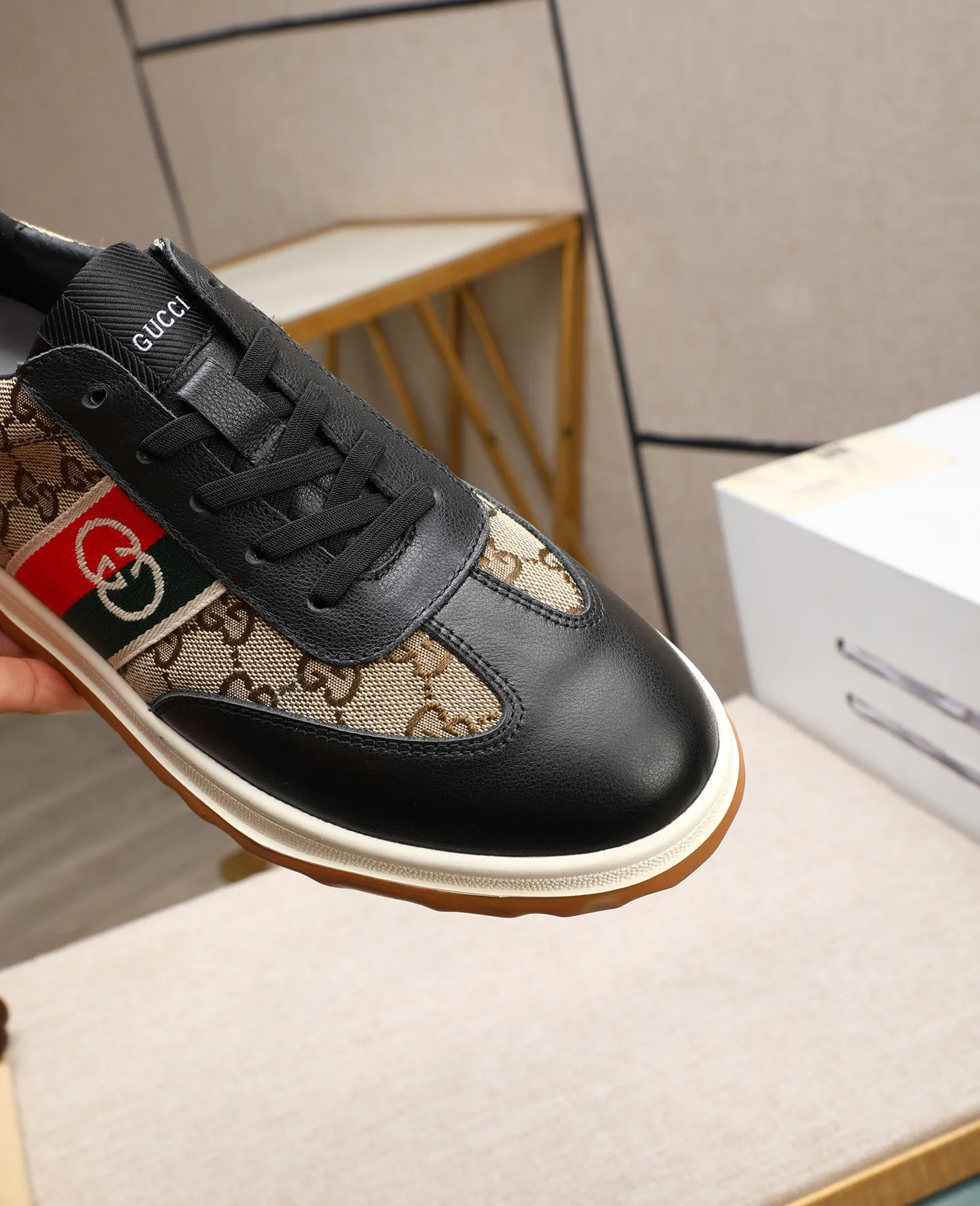 Men's men's shoes💰440 GUCCI🔍🔍2025 latest model Available at the counter at the same time, original calfskin imported from Italy, genuine leather lining, (high-end, extravagant, and classy) with exquisite workmanship, soles: original soles specially provided by the original factory, ⚠Exclusive double-layer movable molded soles are super comfortable⚠, real photos🎬The real ones are better🔍🔍"High quality·Follow the order" code number 38-44 (45 46 customized)